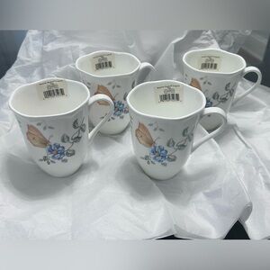 Butterfly Meadow Dragonfly Mugs